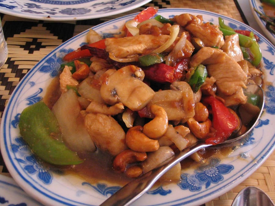 Springfield-style cashew chicken, a regional Ozark specialty.