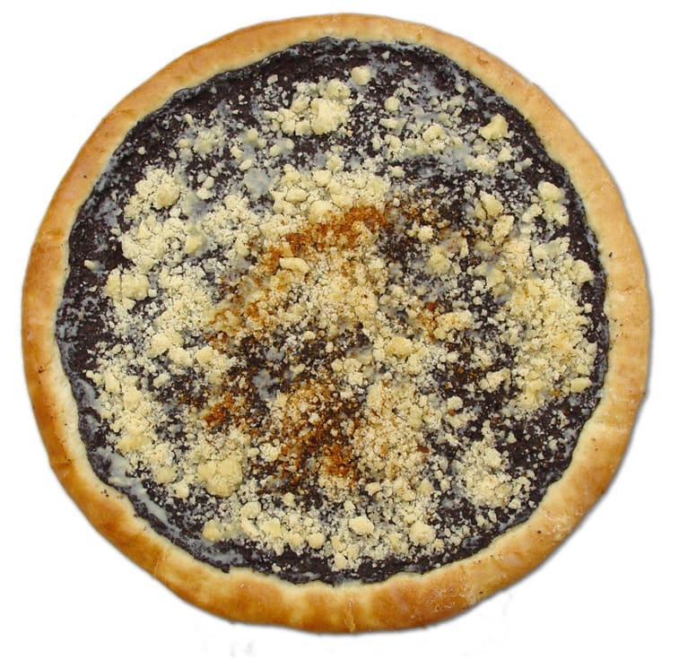 Czech kolaches filled with poppyseed, fruit, or sweet cheese.