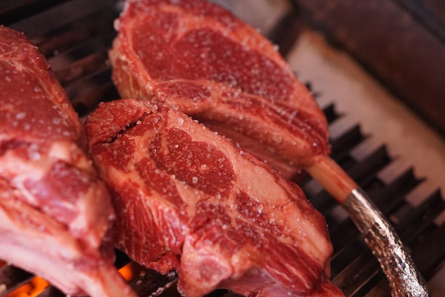 Skewered cuts of beef prepared over charcoal embers in classic southern Catarinense style.