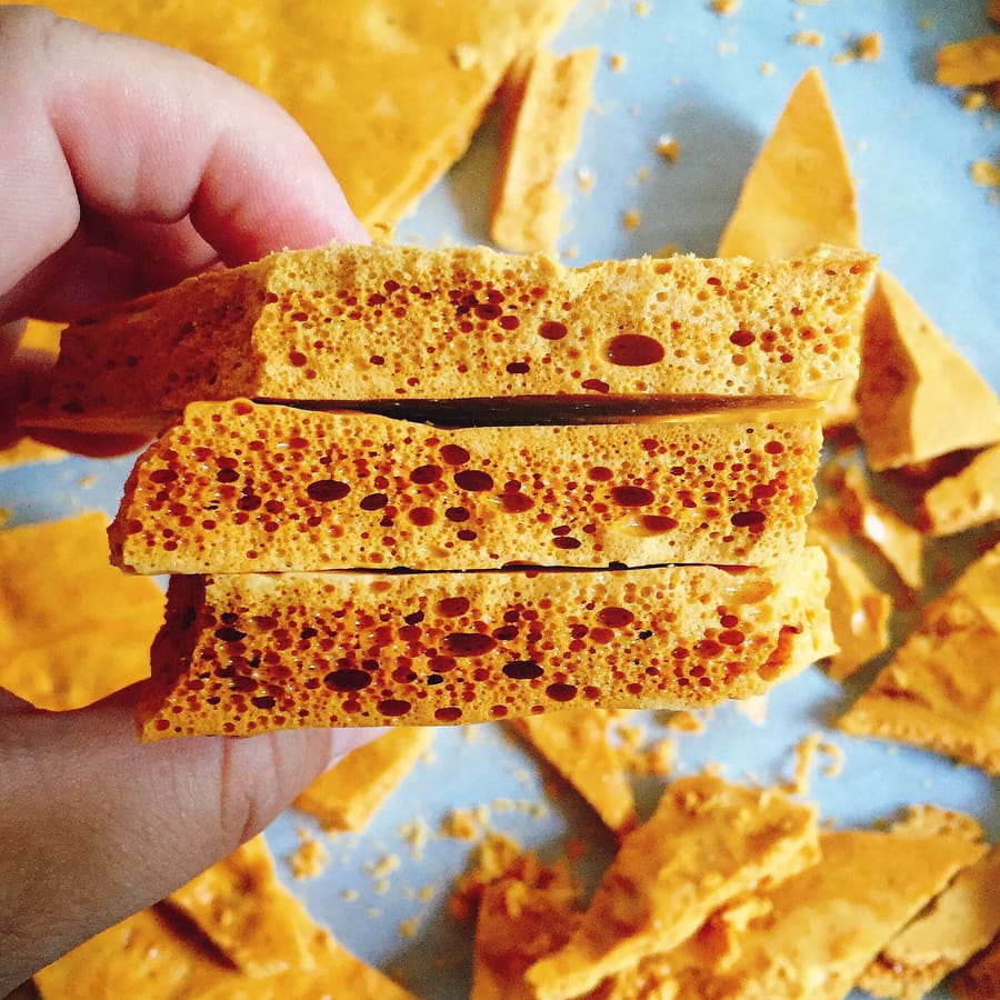 Crisp sponge candy and fresh lake perch define Erie's local food culture.