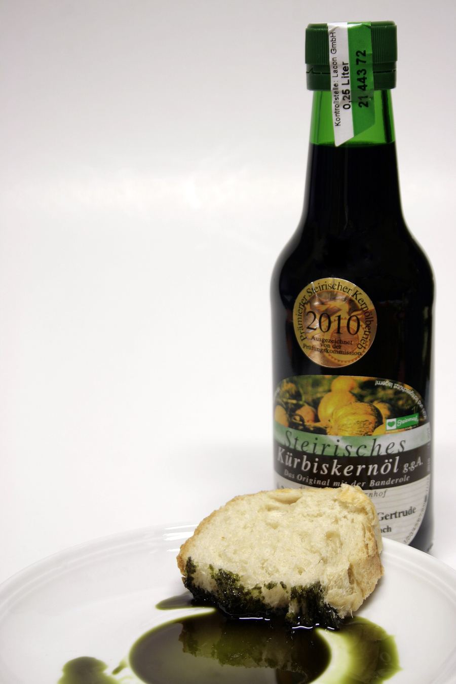 Dark pumpkin seed oil is the core culinary staple of Styria.