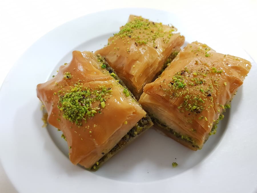 Rolled klostari baklava, an Ioannina bakery staple since Ottoman times.