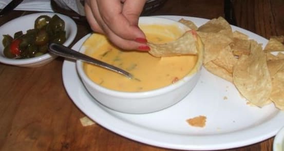 Arkansas cheese dip, a staple starter across Little Rock restaurants.