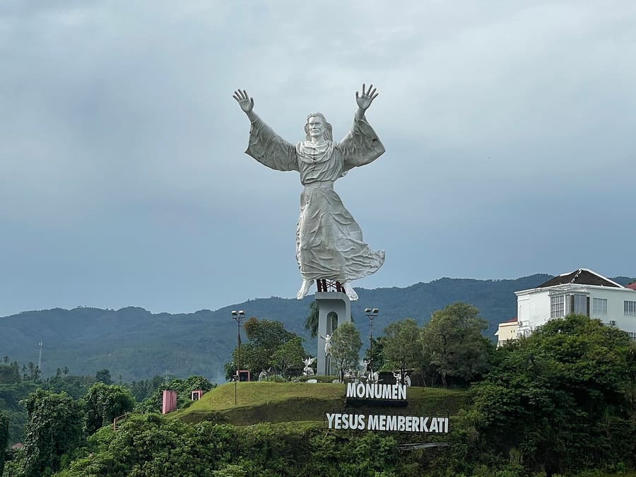Jesus Blesses Monument