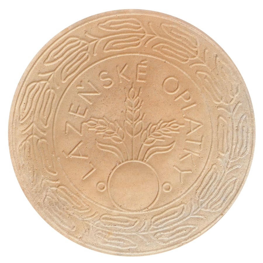 Warm hazelnut spa wafers (lázeňské oplatky) baked directly at street kiosks.
