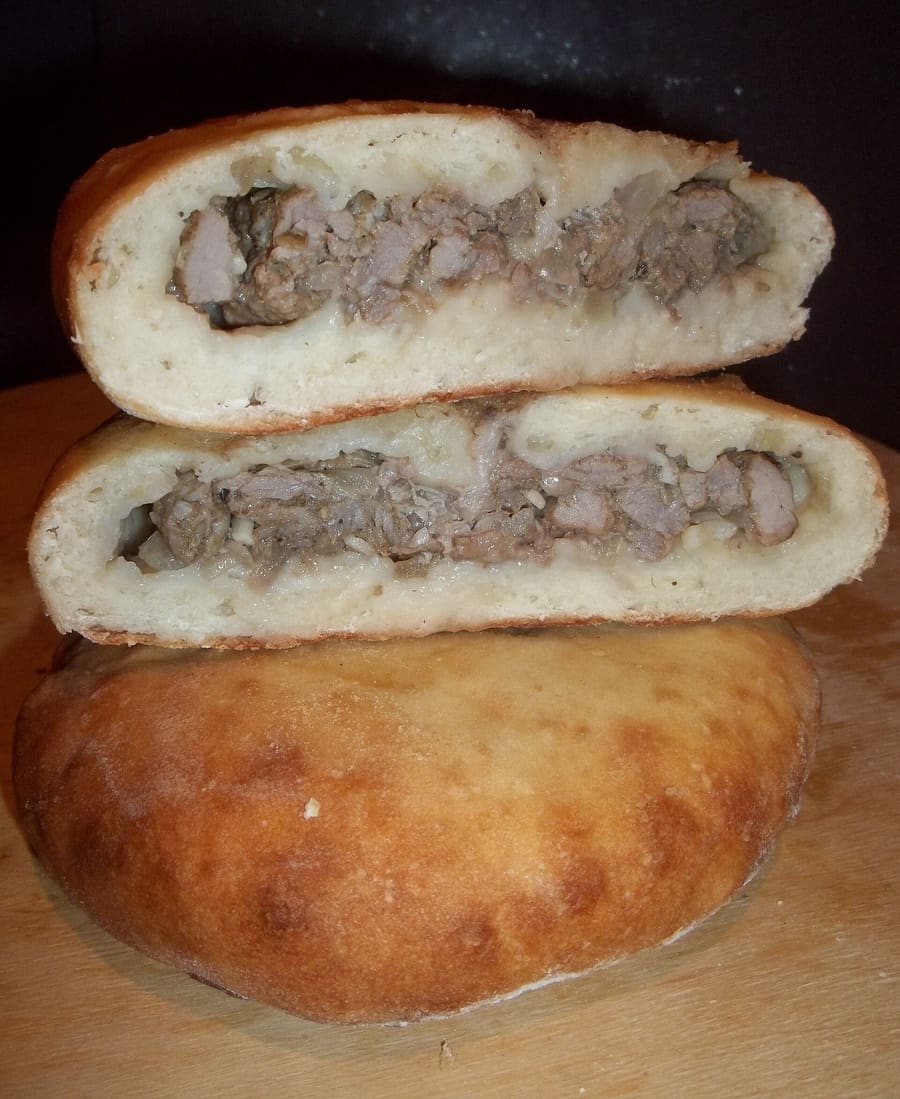Kubdari relies on hand-minced meat seasoned with wild hemp seeds and local Svan salt.