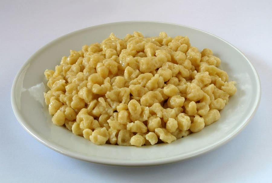 Handmade Spätzle noodles served fresh with local mountain cheese or lentils.