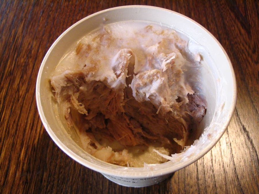 Authentic Rillettes de Tours served cold with bread and cornichons