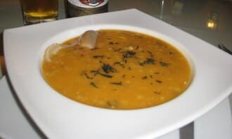 Shámbar soup, traditionally served across Trujillo every Monday.