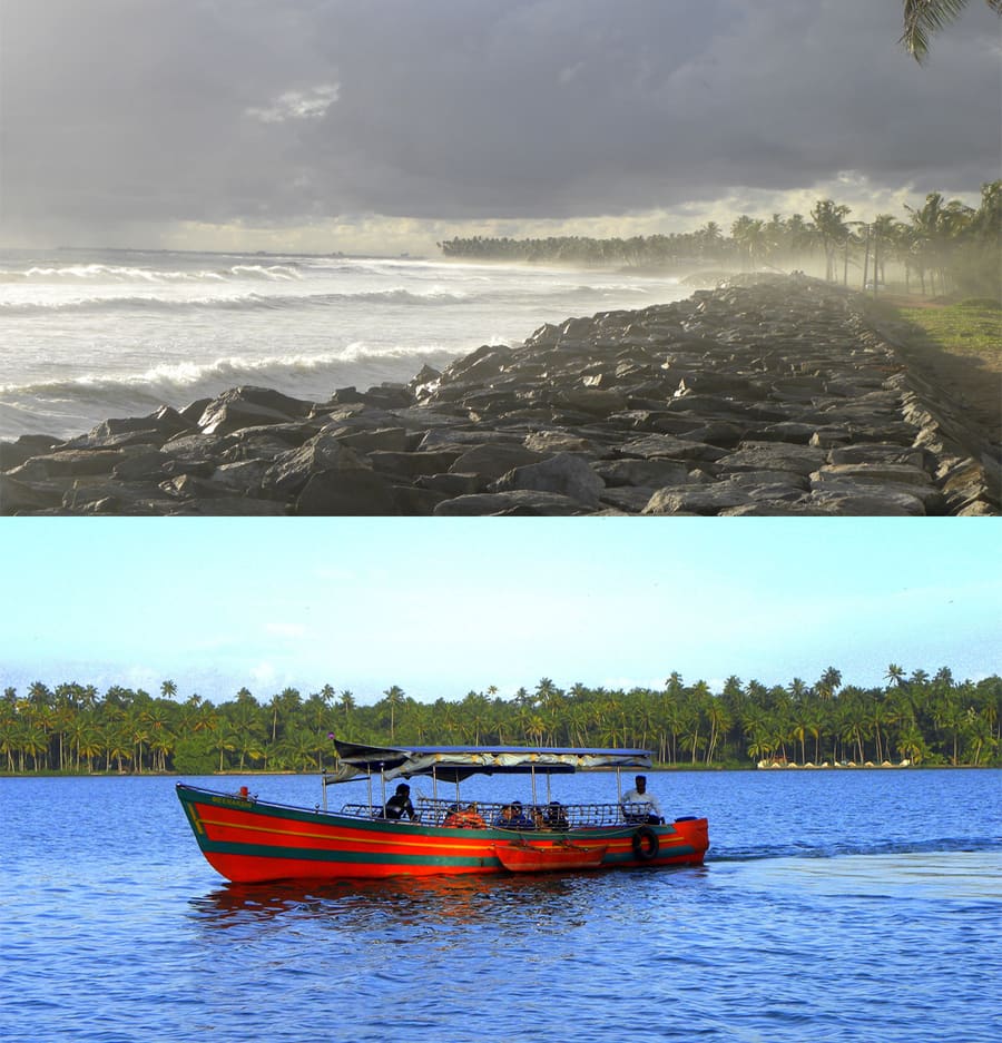 Kappil Beach and Lake