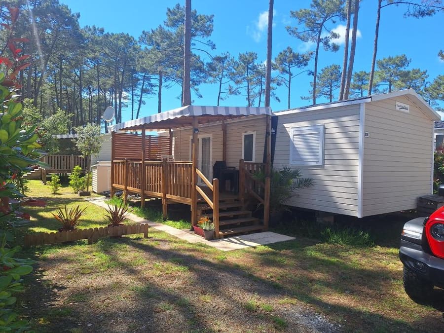 MH 535 Tout équipé 3 CHAMBRES 1 SDB dans camping 4 étoiles
